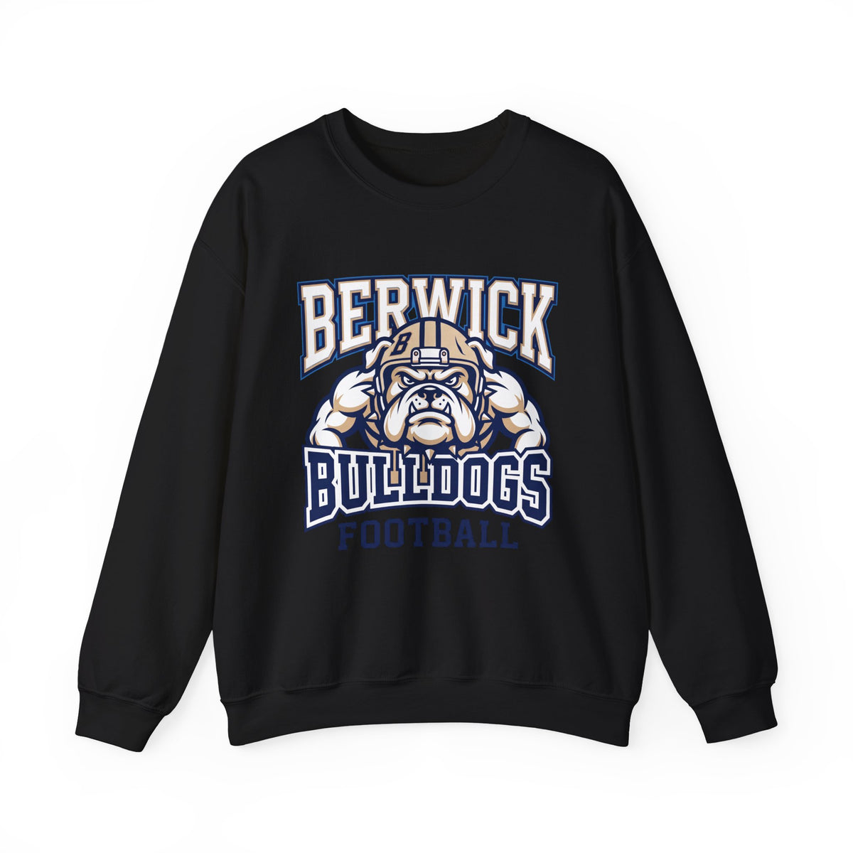 Berwick Bulldogs Football Crewneck Sweatshirt