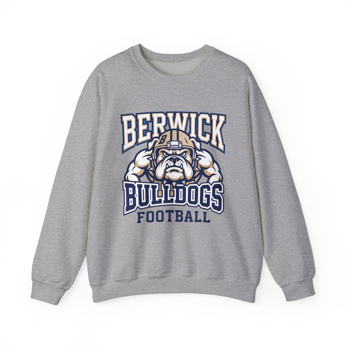 Berwick Bulldogs Football Crewneck Sweatshirt