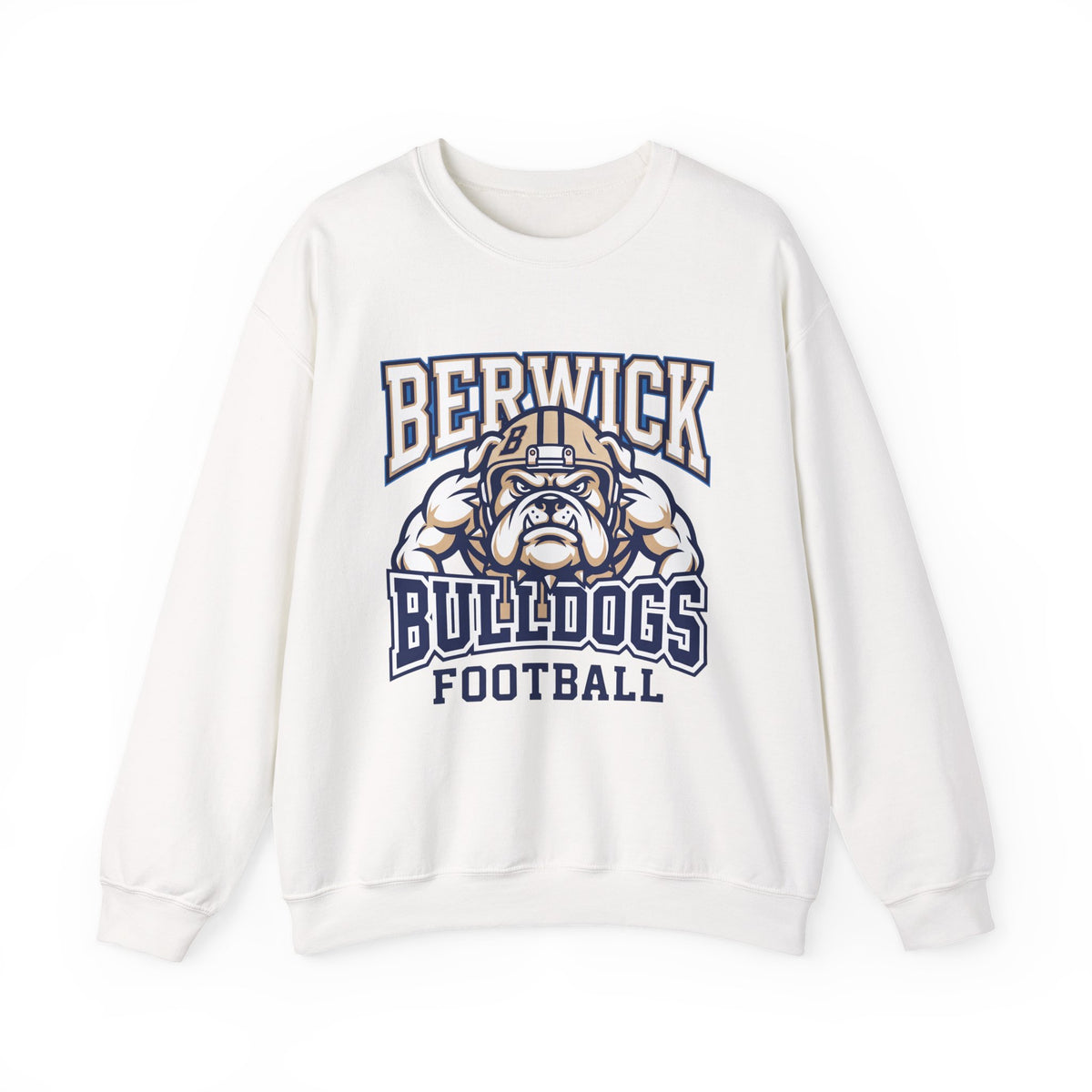 Berwick Bulldogs Football Crewneck Sweatshirt