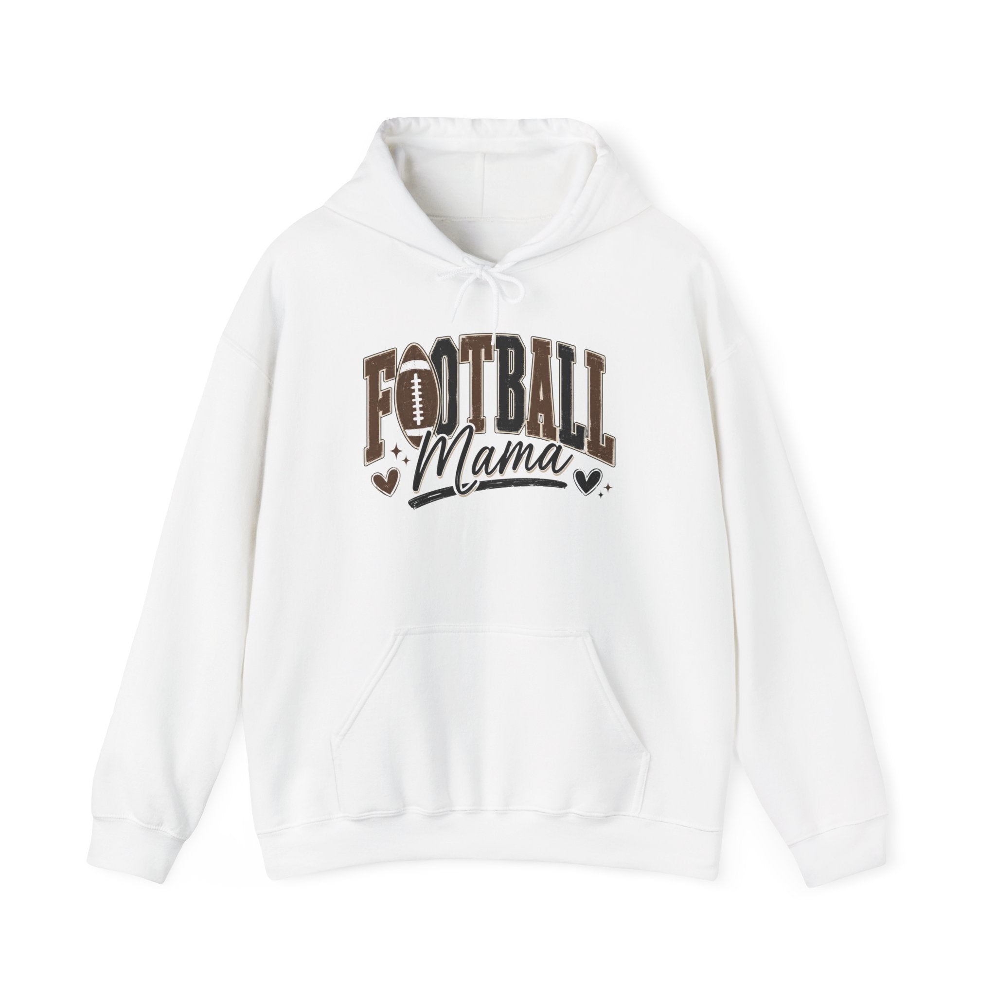 Football Mama Hoodie — Mama Football Mom Pullover for Game Day