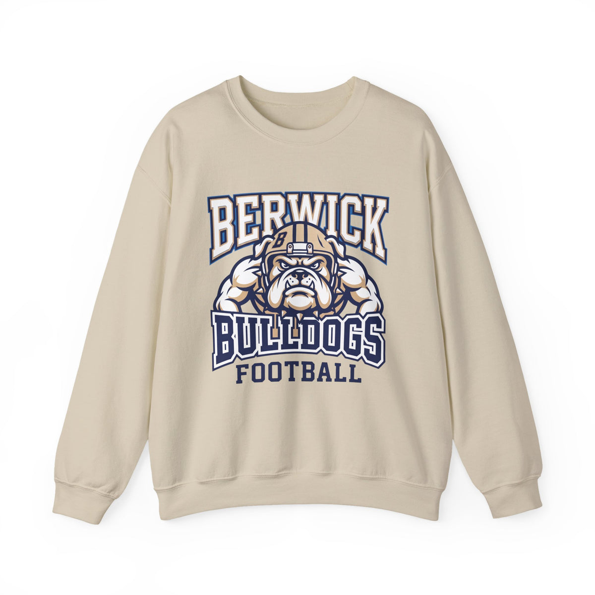 Berwick Bulldogs Football Crewneck Sweatshirt