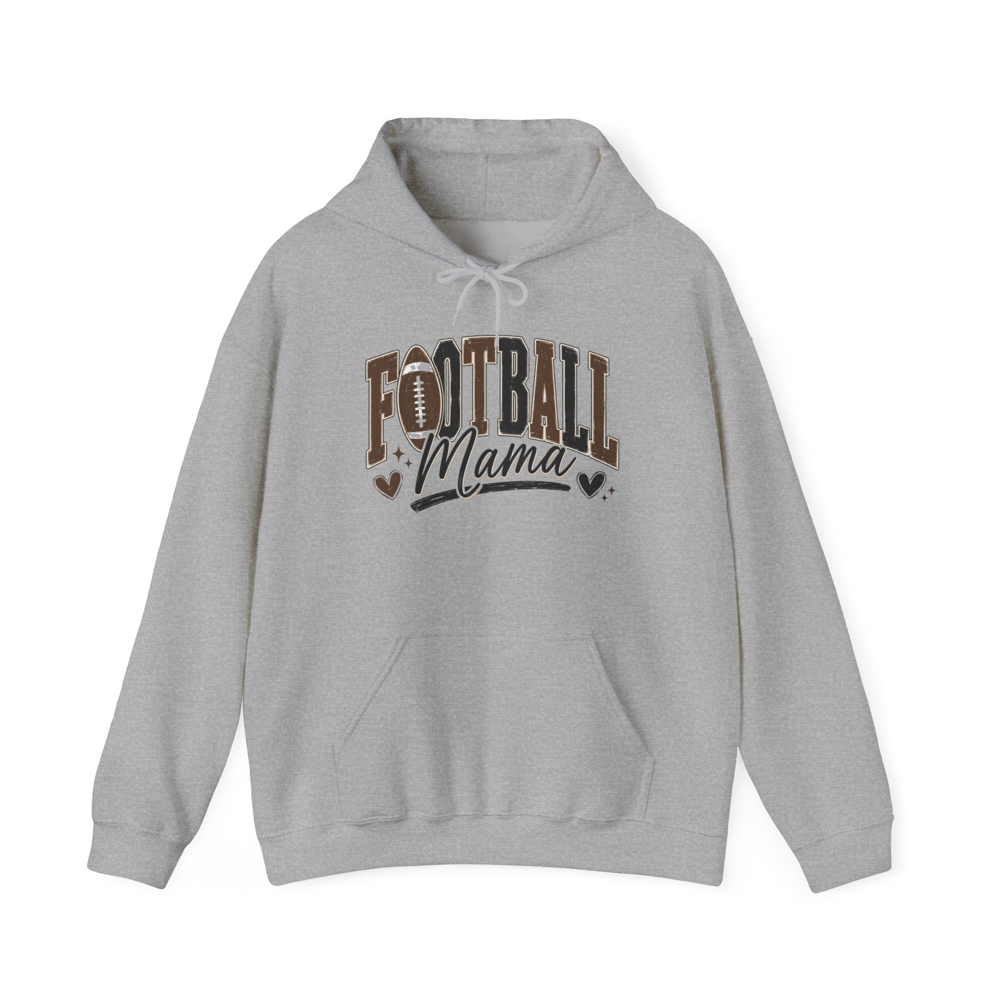Football Mama Hoodie — Mama Football Mom Pullover for Game Day